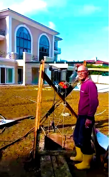 bahçe su kuyusu açma proje fotoğrafı